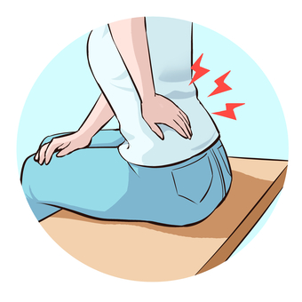 「仕事中ずっと座りっぱなしで腰に負担を感じる」といったご相談を多くいただいております。