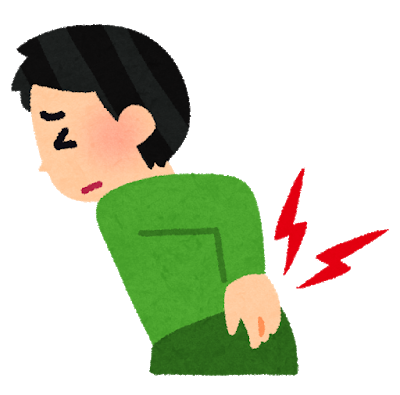 長時間座っていると腰の痛みが出やすいです！