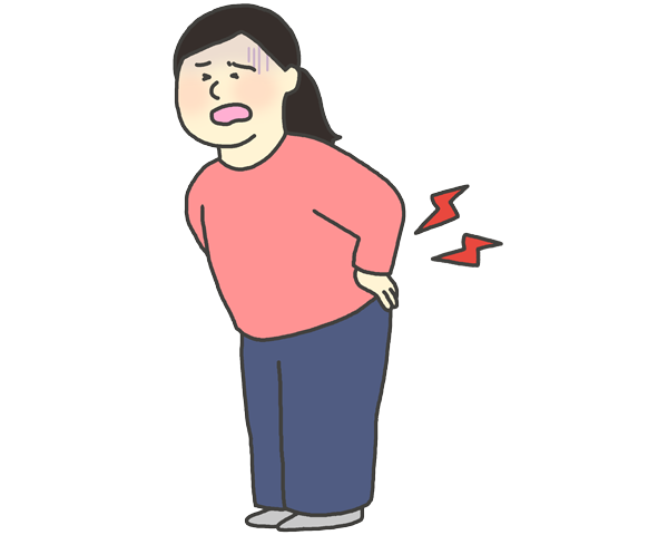 歩くのは大丈夫だけど階段になると腰痛が出る