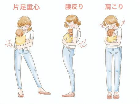 抱っこによる腰痛そのままにしてませんか？