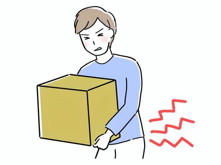 「荷物を運んだ後から腰の違和感が続いている」
