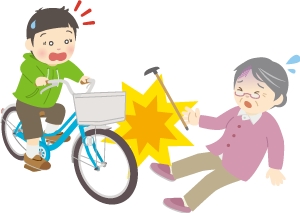 自転車で交通事故に遭ってしまった
